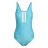 Womens/Ladies Triple Stripe One Piece Swimsuit