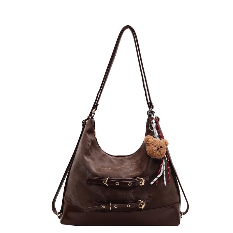 

Vintage commuter tote bag women s large capacity 2025 new casual crossbody shoulder lightweight shoulder backpack single package