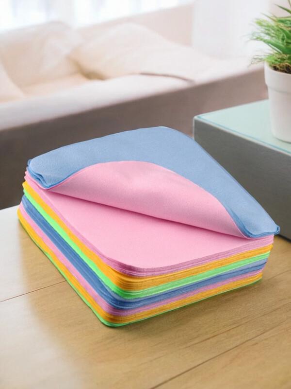 Premium Microfiber Cleaning Cloths for Glasses & Jewelry, 13x13cm (10-Pack)