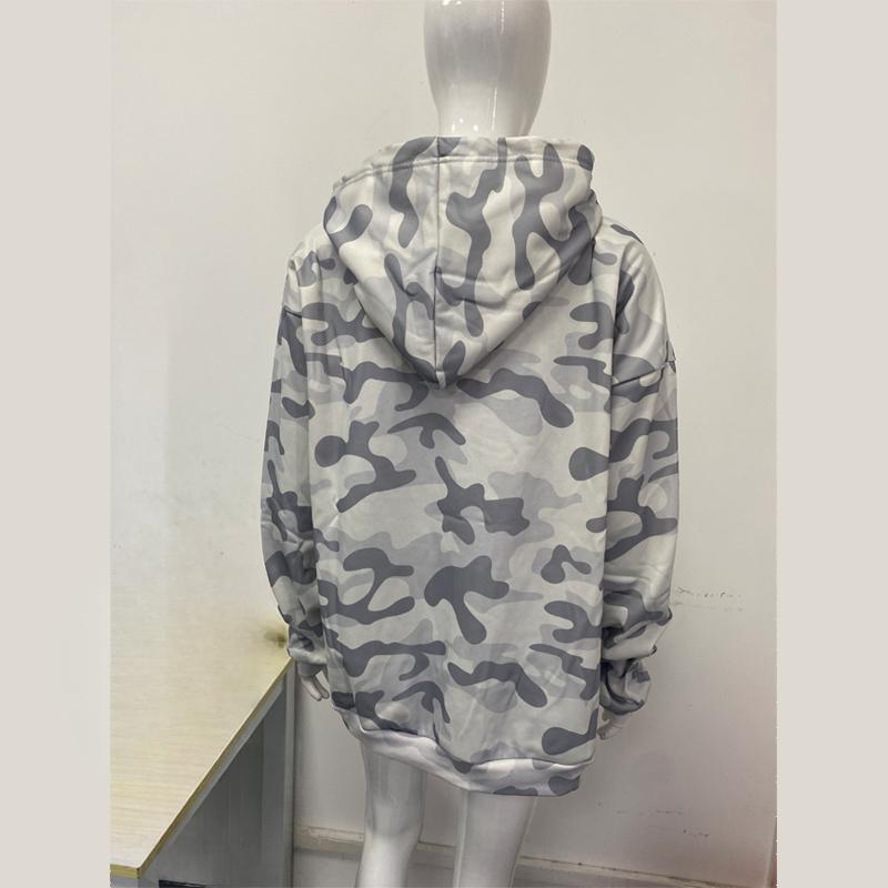 European and American Y2K Retro Street Trend Zipper Hoodie