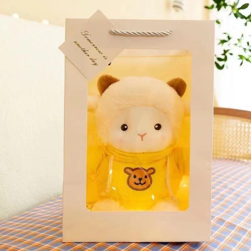 Internet celebrity Polk lamb plush toy clothing lamb doll cute birthday gift doll wedding souvenir