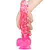 Big Keel Transparent Penis Large Simulation Fake Penis Crystal Color Female Masturbation Device Adult Products