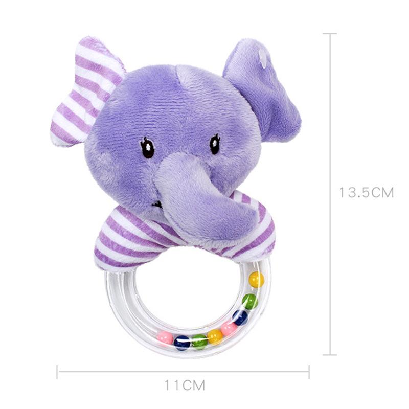 Rattles Animal Giraffe Baby Soft Stuffed Doll Teether Doll Cute Kids Infant Baby Teething Toys For Newborn Sensory Plush Toys