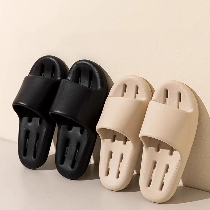 Ciabatte estive semplici da donna, pantofole morbide da casa da uomo, sandali antiscivolo da bagno per coppia, scarpe comode da esterno per la spiaggia per adulti