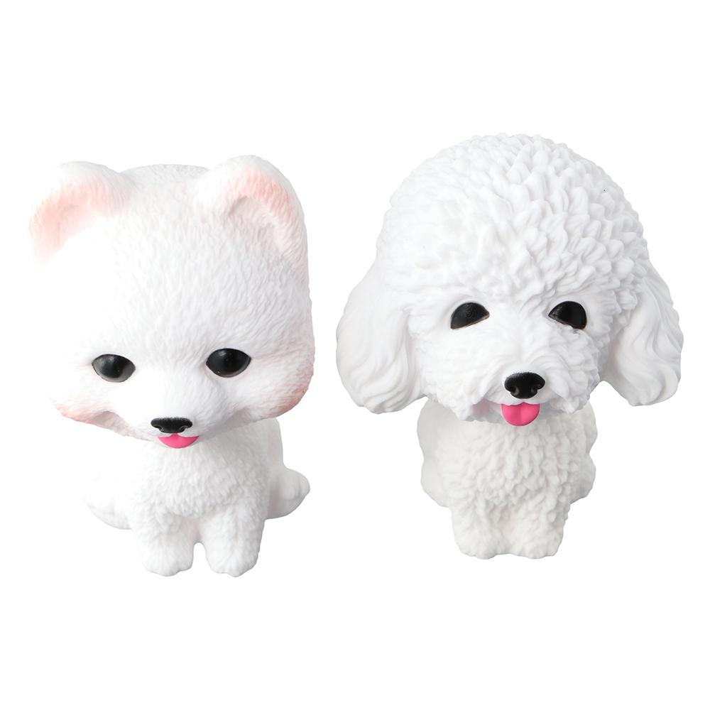 Resin Gift Wobble Head Dolls Nodding Puppy Toys Bobblehead Dog Car Ornaments Shaking Head Dog