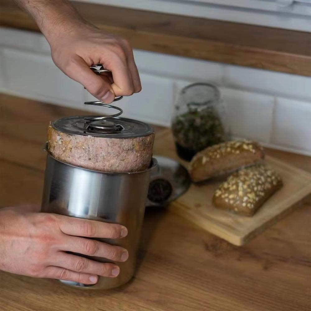 Met Thermometer Ham Pers Maker Roestvrij Staal Vlees Kookvat Vlees Pers Koker Varken