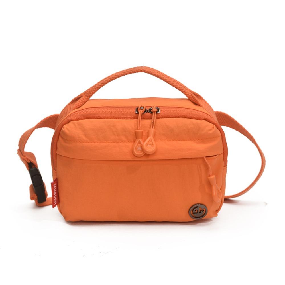 

Waist Pack Sports Shoulder Bag Korean Style Square Message Bag Simple Nylon Crossbody Bag Female
