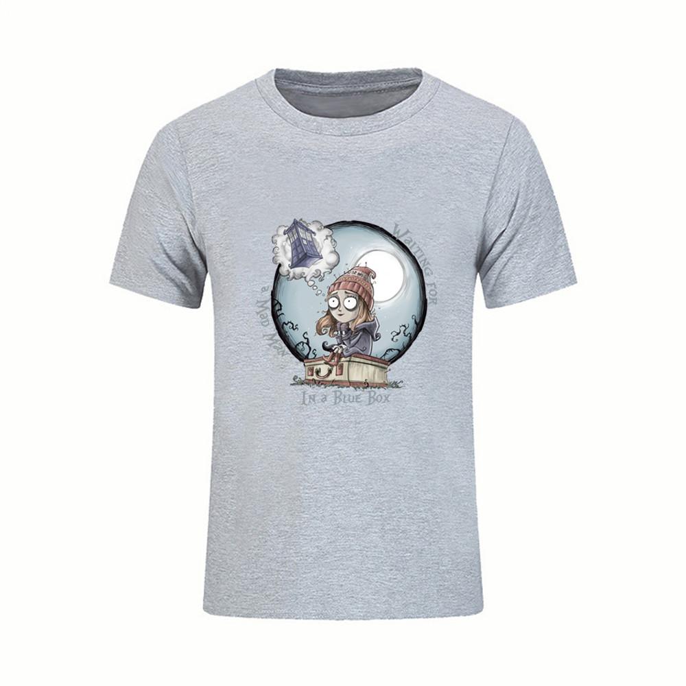 Homme Short Sleeve Tee Shirts The Girl Who Waited Dr Who Men S S