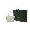Longchamp Le Pliage Fashion Casual Logo Cotton Tote Bag Women tote Gray 1899HEA112