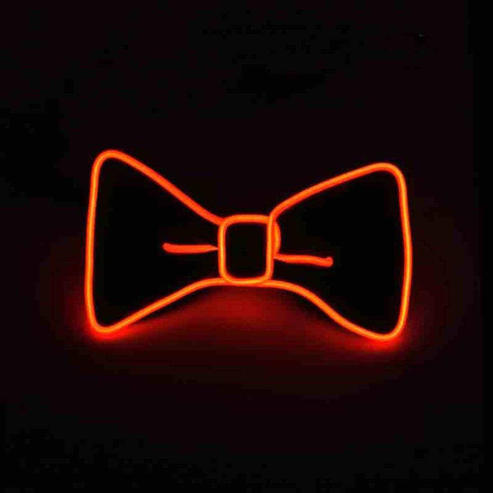 10 Colors Luminous Colored Ties EL Wire Stage Prop Clothing  Party Halloween Christmas
