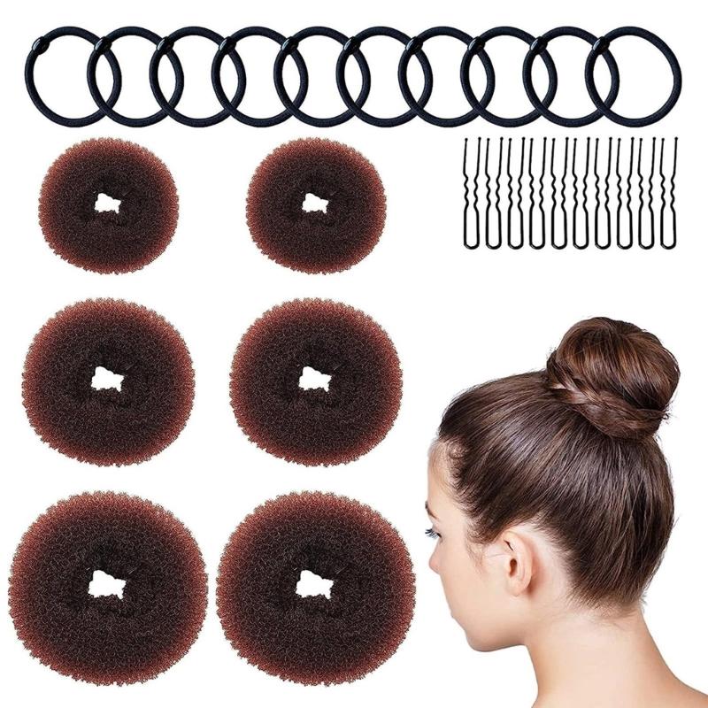Chignon Délié Torsade Française Créateur de Chignon Updo Multicolore Pince à Cheveux Rapide Coiffe de Mode Outil Indispensable pour Cheveux DIY