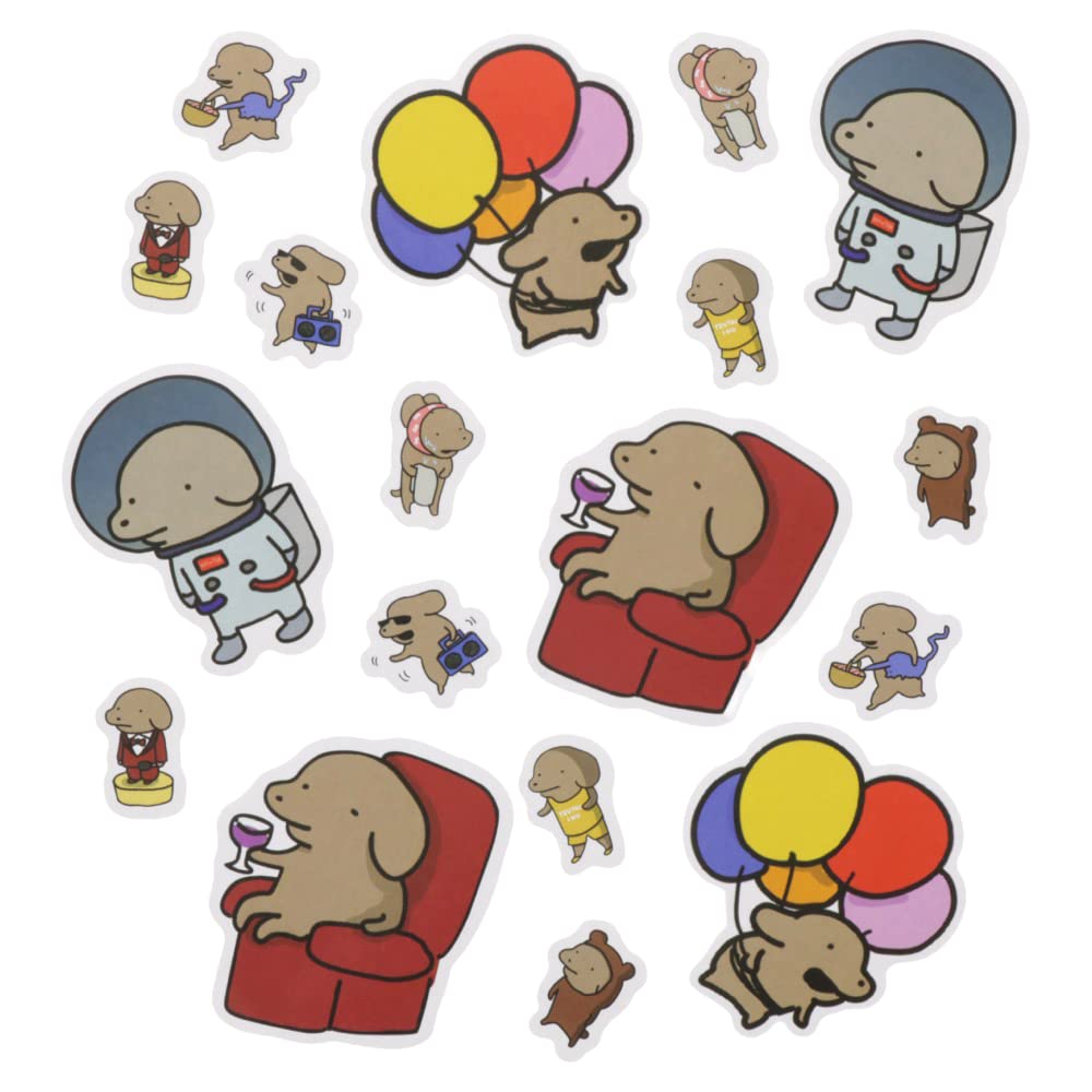 Sunstar Stationery Puppy Stickers Various Dogs - (S8586179)