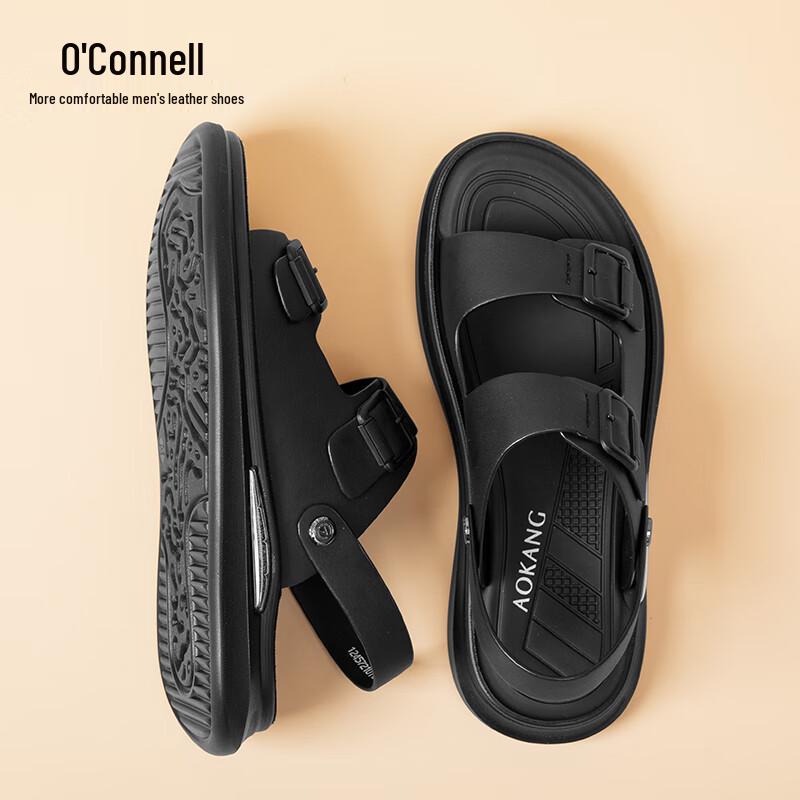 AOKANG Men s 2025 Summer Casual Outdoor Sandals 39