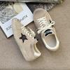 Star little white shoes women's autumn new retro old versatile board shoes student street shooting casual shoes tide