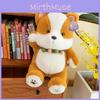Corgi Plush Toy With Scarf For Kids Birthday Gift Cute Home Decor And Office Pillow