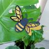 12pcs DIY 3D Bee Wall Stickers Paper Simulation Bee Decoration Small Bee Wall Painting  Wedding