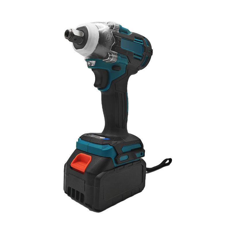 High Torque Brushless Impact Wrench with Lithium Battery for Auto Repair