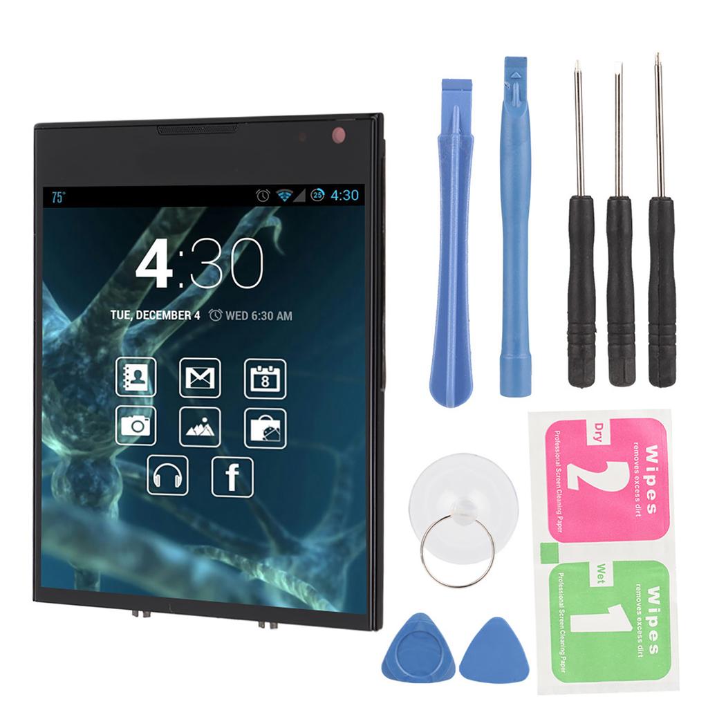 Schwarzer LCD-Touchscreen mit Werkzeugsatz zum Entfernen für Blackberry Passport Q30