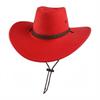 Unisex Western Hat Vintage Fedora with and Wool for Wind