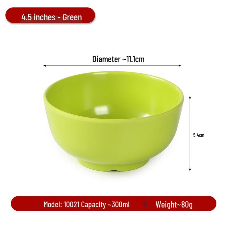 

DeRuiEn 4.5-inch Melamine Asian Noodle Bowl 2-pack