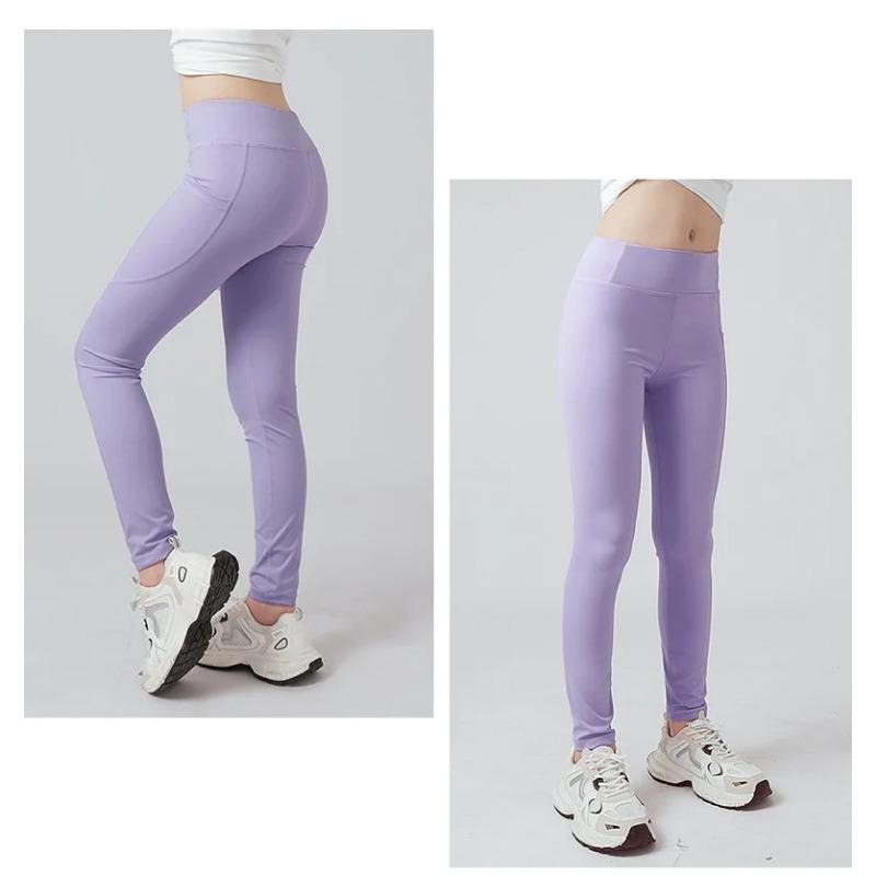 Leggings de verano para adolescentes, pantalones de yoga deportivos, finos e informales, que combinan con todo, mallas para niños, pantalones antimosquitos de secado rápido