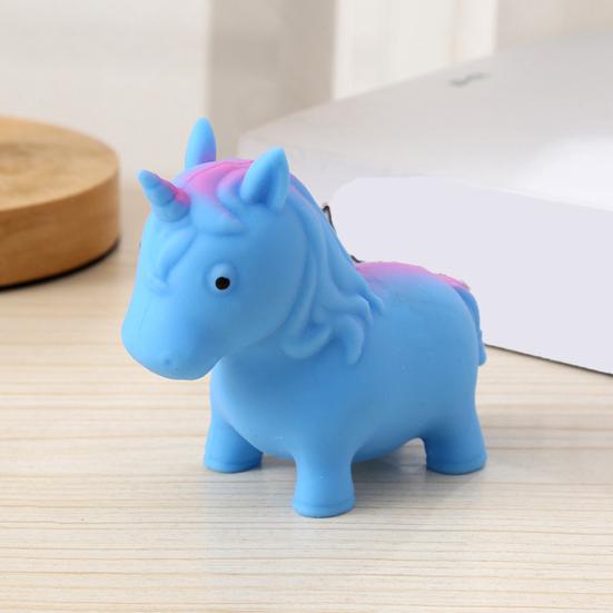 Flour Filling Horse Squeeze Toy Stretchy Slow Rebound Simulation Pony Fidget Toy Soft Animal Shape Sensory Pinch Toy
