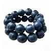 Süßes Realistisches Blaubeer Perlenarmband Handgemachtes Frucht Elastisches Armband Skurriler Kawaii Schmuck für Damen Mädchen Geburtstagsfeier Geschenk
