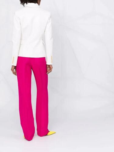 Genuine Lambskin Leather Handmade New Casual Stylish Formal White Women's Blazer