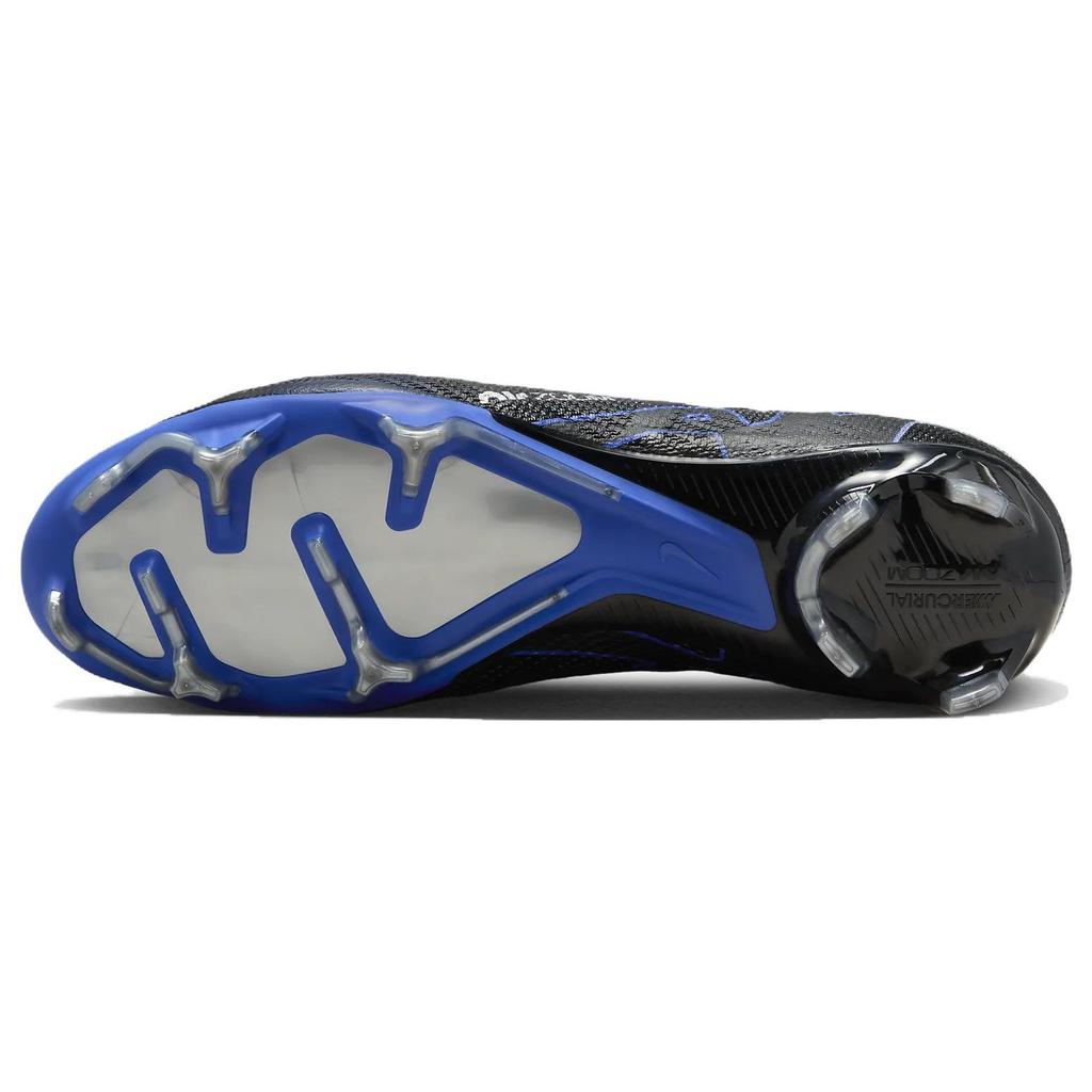 Nike Zoom Mercurial Vapor 15 Pro FG Shadow Pack Unisex Sneakers Black Hyper-Royal Chrome DJ5603-040