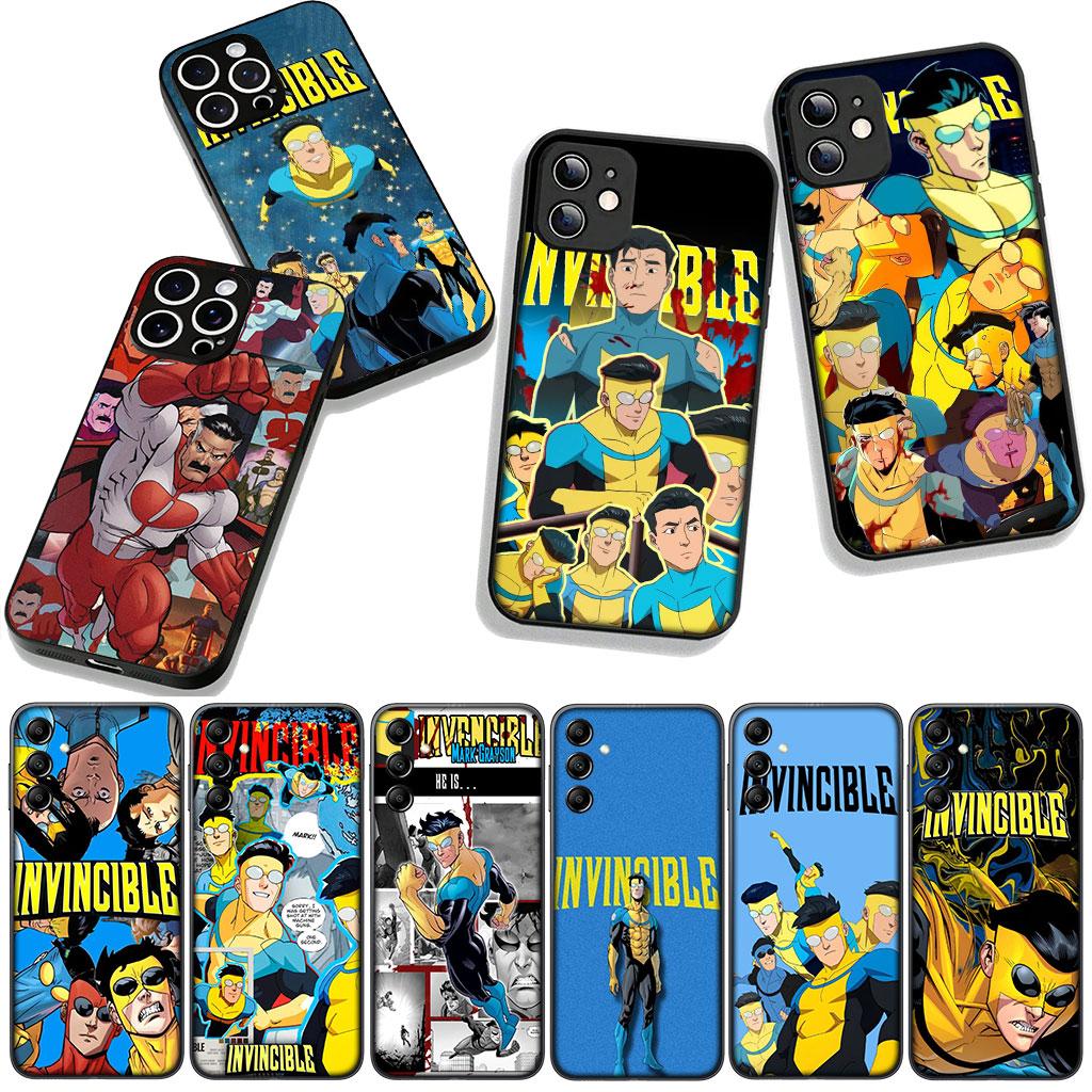 Cover for Apple iPhone 16 15 14 Plus 13 12 Mini 17 Pro Max + ProMax 16E Air 16+ 15+ Phone Case Poster I-Invincibles Collage