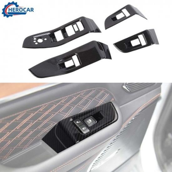

Car Side Window Lift Switch Panel Frame Cover Trim for Jeep Grand Cherokee +