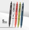Flair Zoox U7 Roller Gel Pens Pack Of 6 Blue Ink With Spring Wire Clip Matt Body Smooth Writing For Office School Use