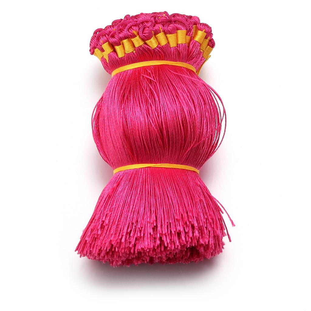 100pcs/lot Big Hanging Tassel Colorful Tassel For DIY Craft Jewelry Making Souvenir Bookmarks Chinese Knots Decor Accessories