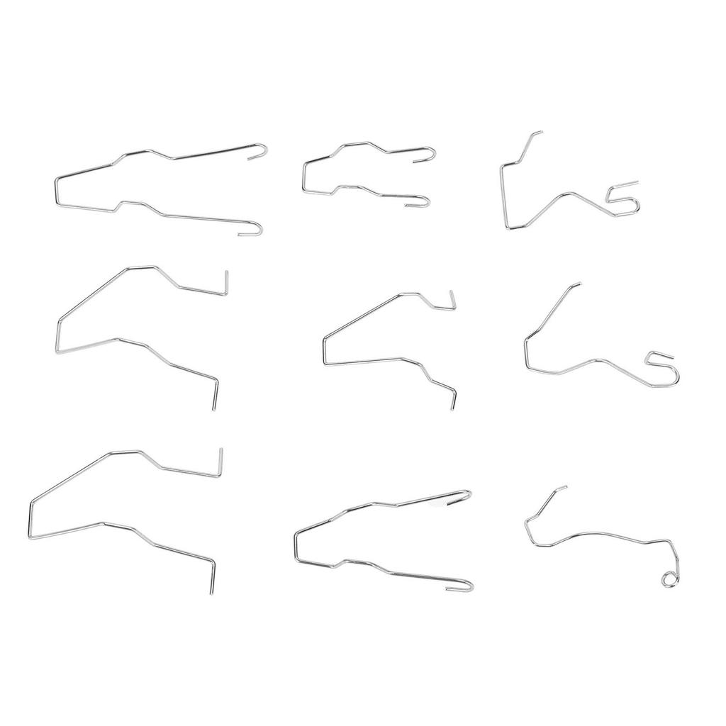 9pcs Bulb Retaining Spring Clips Universal Stainless Steel Headlight Dip Dipped Beam Bulb Holder Clips for H1 H3 H4 H7