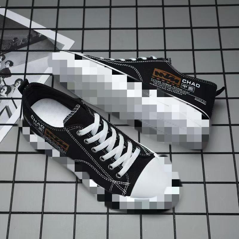 New men's canvas shoes spring breathable casual board shoes teen college style simple casual board shoes