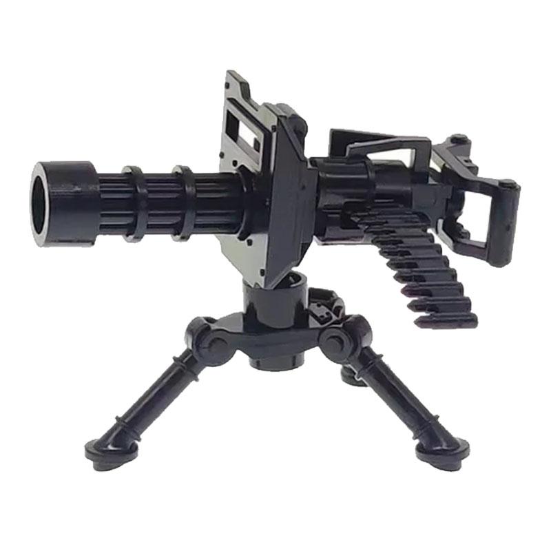 

Военное оружие Второй мировой войны строительные блоки фигурка солдата игрушка Гатлинг М2 тяжелый пулемет NSV M19 винтовка пуля цепь миномет K045