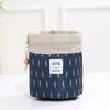 Barrel Travel Cosmetic Drawstring Wash Makeup Organizer Storage Toiletry Bag