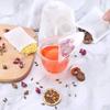 100pcs Disposable Tea Bags Filter Bags for Tea Infuser with String Heal Seal Food Grade Non-woven Fabric Spice Filters Teabags