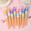 Back To School Season 36pcs 0.5mm Cute Soft Rubber Cat Claw Ice Cream Neutral Pen High-value Styling Pen for Girls Gift Pen Black Signature Pen