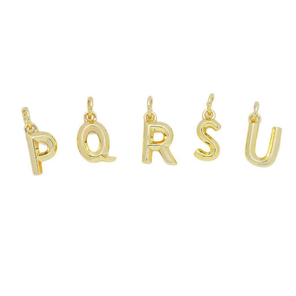 DIY Retro Alphabet Pendant Necklace - Choose Your Letter