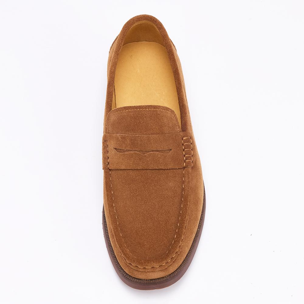 Fashion New Wholesale 2024 Men's Loafers Shoes Brand Genuine Leather Slip-On Closure Cow Suede UK Casual Shoes for Walking and Driving