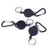 Frosted Retractable Anti-Theft Keychain Clip for Outdoor Use