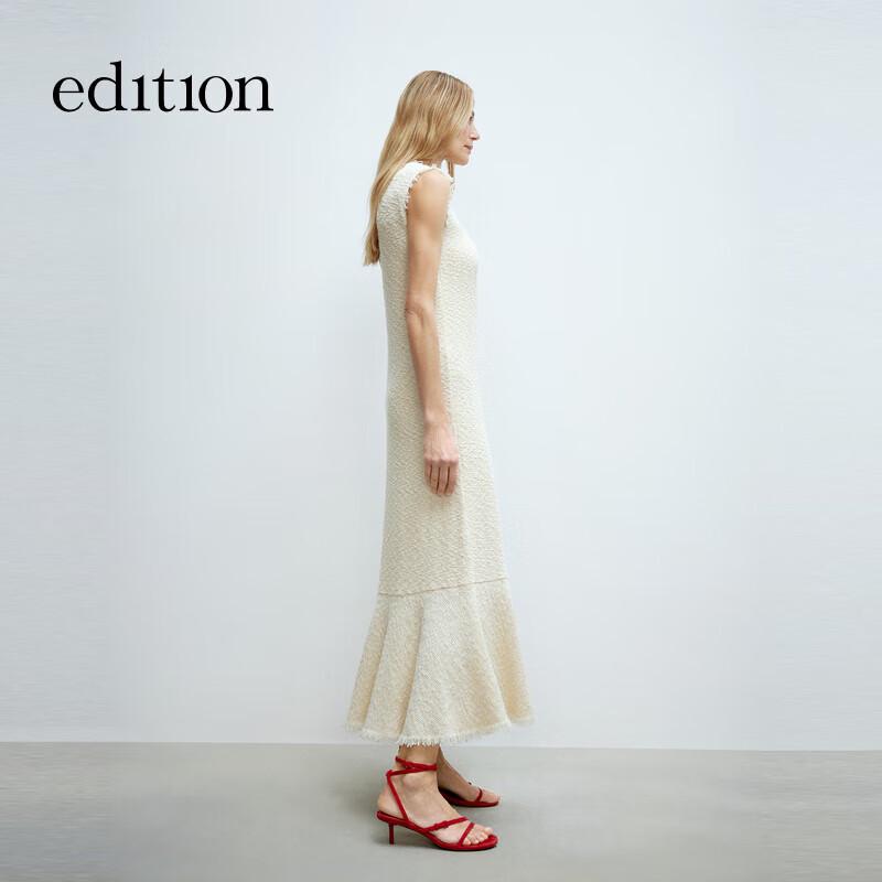 

Edition 2025 Spring Silk-Cotton Knit Fishtail Maxi Dress XS