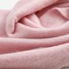 Men's and Women's Thick Woolen Scarf: Solid Color Knitted, Warm, Tassel-Edged, Imitation Cashmere for Winter