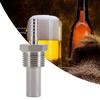 1/2" MPT Oxygen Stone 1/4"" Barb Inline Carbonation Aeration Homebrew Stone(0.5 Micron)