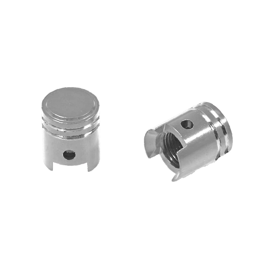 

MOTO BASE Motorcycle Air Valve Cap | MBAP-AVC-01 | Silver (Piston Type) piston type серебряный