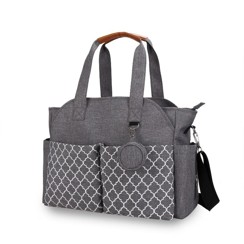 New Handbag/Shoulder Diaper Bag with Pacifier Pouch for Maternity and Baby Travel & Outdoor Use
