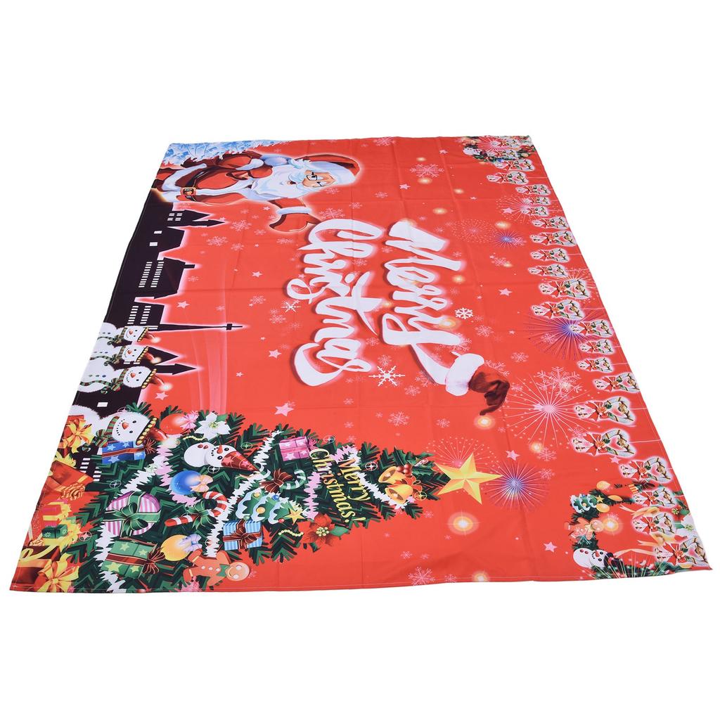 Polyesterfaser Wandteppich Weihnachtsmann Muster Hängender Teppich Zuhause Schlafzimmer Wohnheim Themenparty