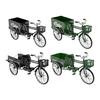 Classical Three Wheeled Flatbed Truck Ornament Nostalgic Retro Tricycle Model Toy for Home and Office Bookcase Decors