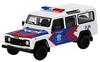 TrueScale Miniatures MINI GT Měřítko Land Rover Defender 110 Korlantas Indonéská národní dopravní policie Indonéská exkluzivita Hotový model 1/64